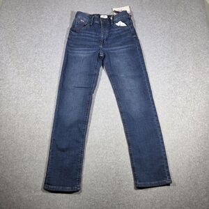 Springfield Kids Boys Slim Fit Jeans Size 13-14 Blue Dark Wash Denim NWT New
